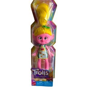 Mattel Dream Works TROLLS Band Together 10"H Yellow Hair VIVA Troll Doll HNF14